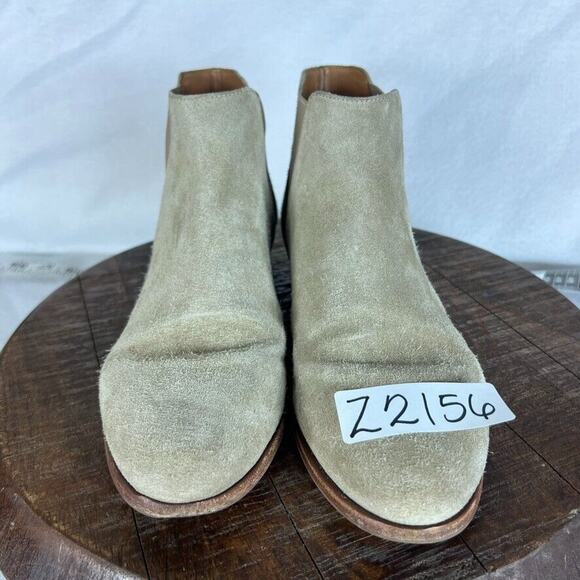 Bobbies Paris Boots Womens 39 Tan Chelsea Suede Ankle Pull on - Picture 8 of 12